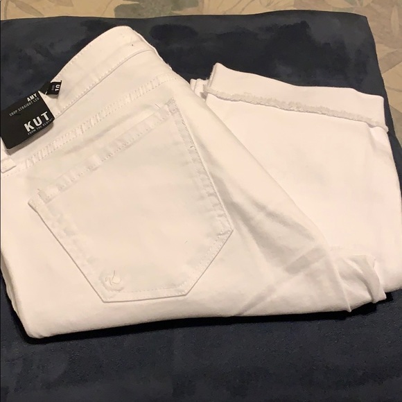 Kut from the Kloth Denim - KUT Cropped Straight Leg Jean SZ 10 NWT
